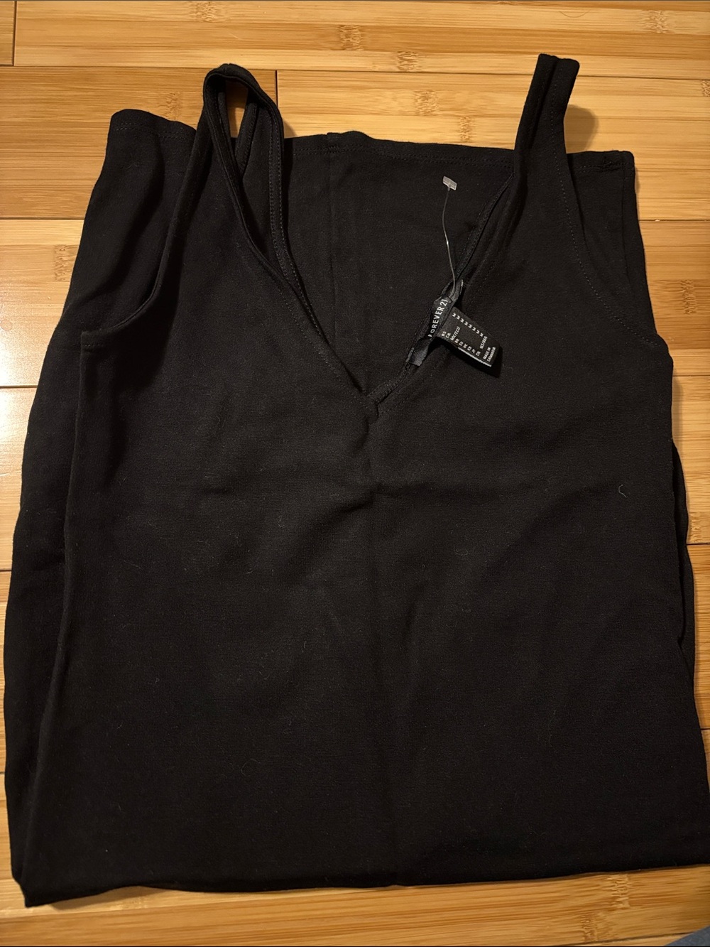 Black V-Neck bodycon dress